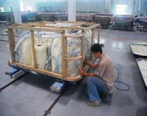 frame is attched to footwell and shell