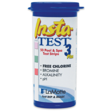 Insta-TEST 3 Plus Chlorine & Bromine Test Strips