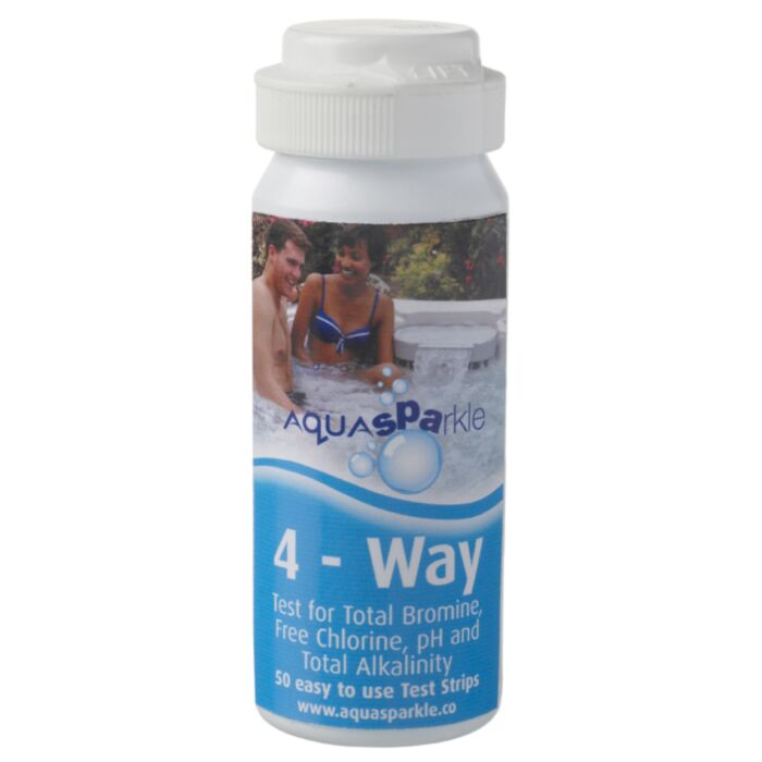Aquasparkle chlorine and bromine test strips